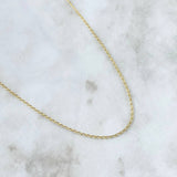 Espiga Chain 1.7gr / 45cm / 1.1mm Yellow Gold +3 18K ©