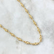 Rustic Chain Clover 11.25gr / 23.6in / 18K Gold ©