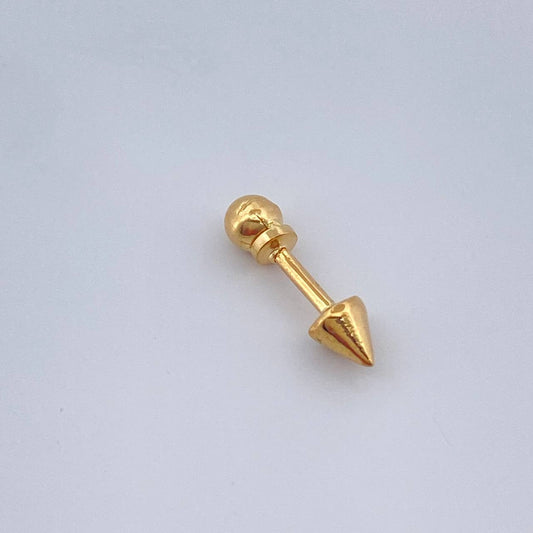 Piercing Tip 0.35gr / 0.5in / 18K Gold $