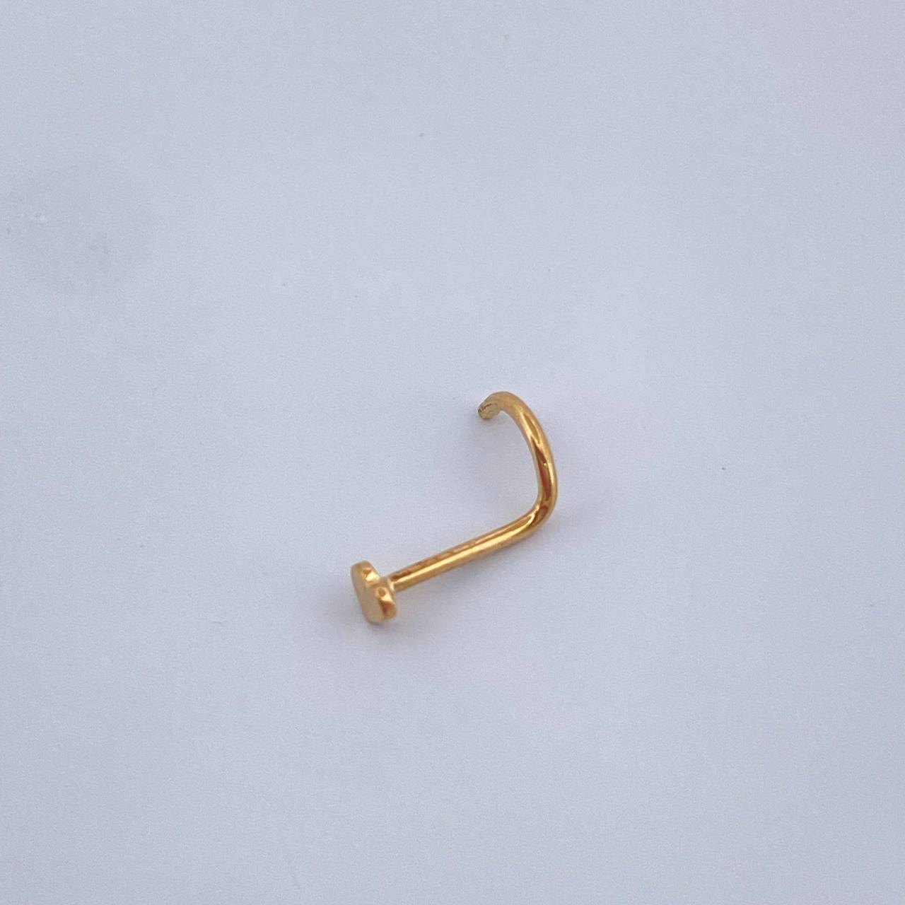 Piercing Chispa Corazon 0.1gr / 1/2 in / Oro Amarillo 18K $