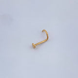 Piercing Chispa Corazon 0.15gr / 1/2 in / Oro Amarillo 18K $