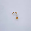 Piercing Chispa Corazon 0.15gr / 1/2 in / Oro Amarillo 18K $