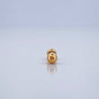 Piercing Bola Lisa 0.25gr / 1/2 in / Oro Amarillo 18K $