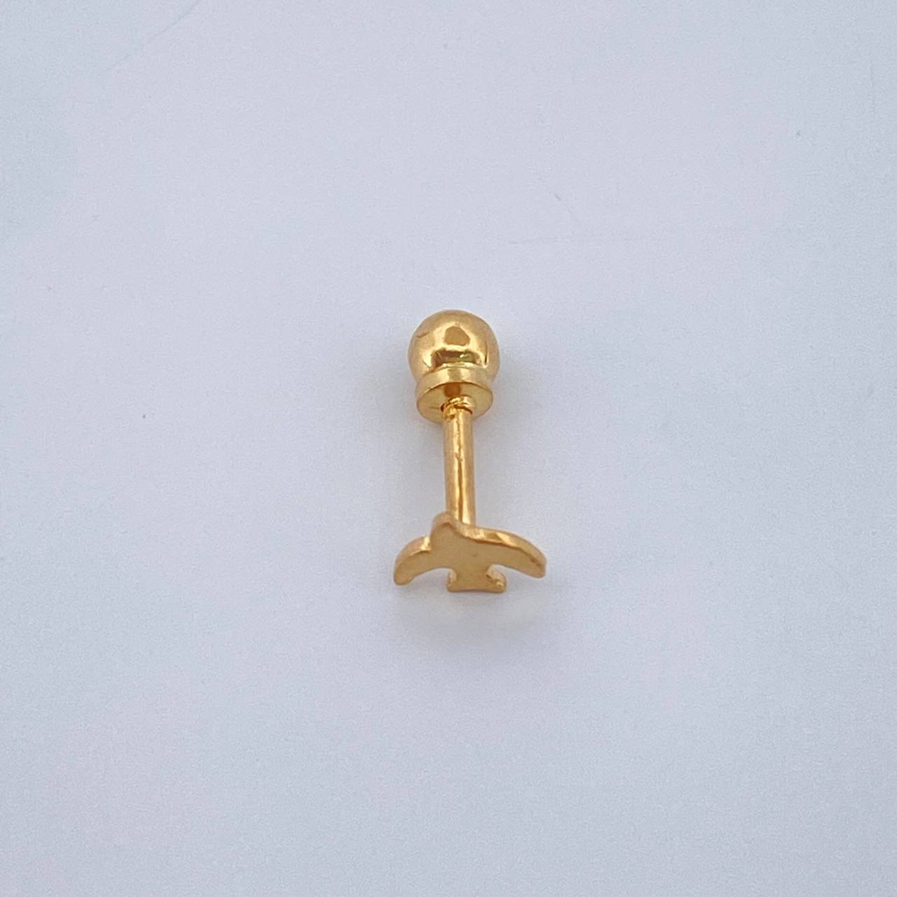 Piercing Ave 0.25gr / 1/2 in / Oro Amarillo 18K $