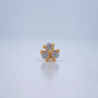 Flower Piercing 0.55gr / 0.5in / 18K Gold $