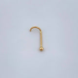 Piercing Bola Chispa 0.15gr / 1/2 in / Oro Amarillo 18K $
