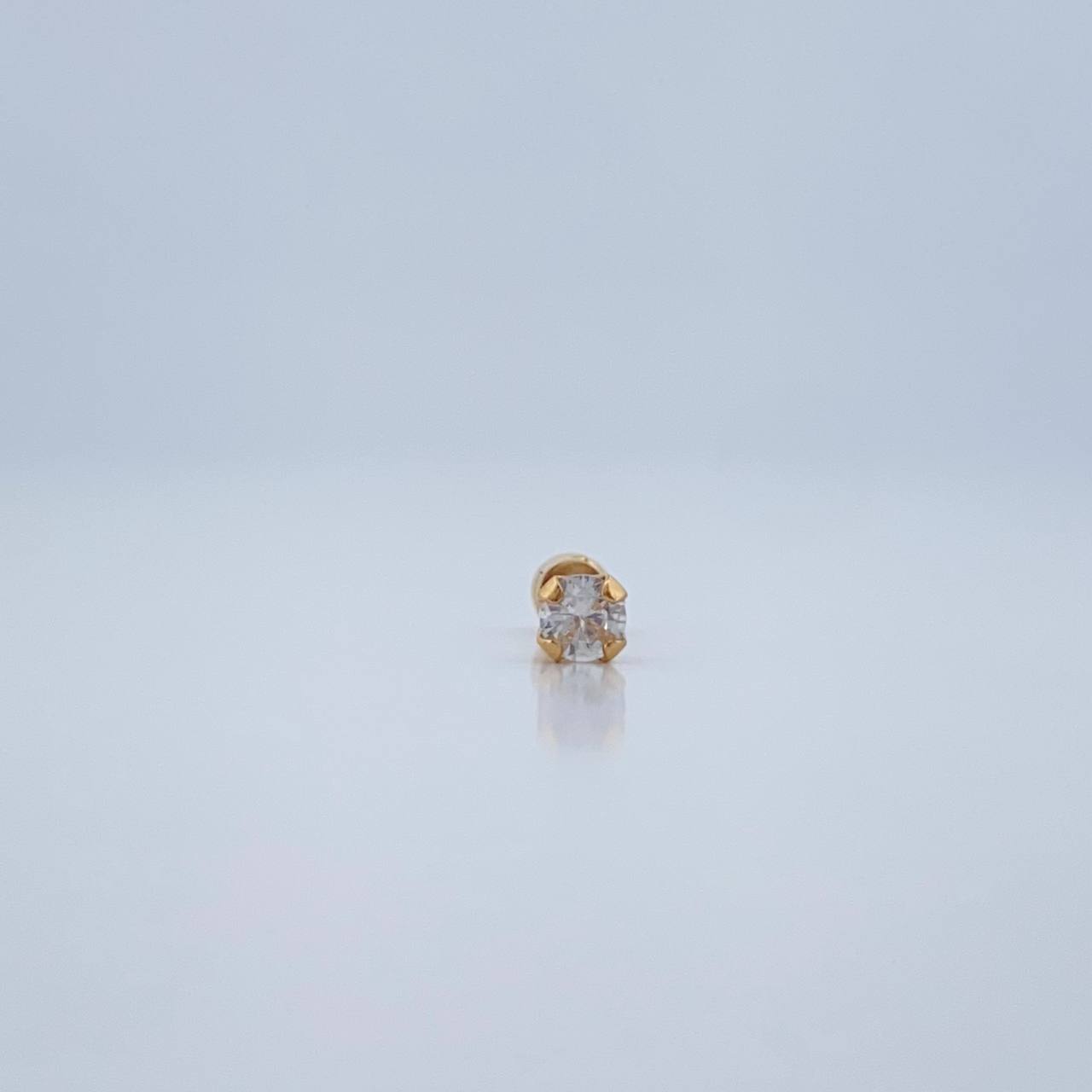 Four Claw Piercing 0.3gr / 0.5in / 18K Gold $