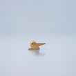 Flat Lightning Piercing 0.25gr / 1/2 in / 18K Gold $