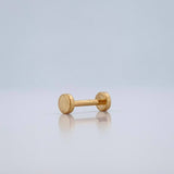 Circle Piercing 0.45gr / 0.5in / 18K Gold $