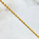Rope Chain 4gr / 17.7in / +3 18K Gold ©