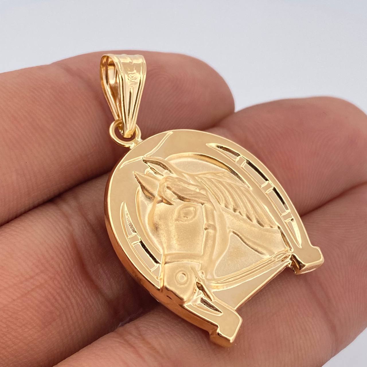 Dije Herradura Caballo 4.25gr / Oro Amarillo 18K &