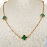 Cadena Aro Seguido Trebol 12.85gr / Oro Amarillo 18K &