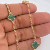 Cadena Aro Seguido Trebol 12.85gr / Oro Amarillo 18K &
