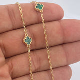 Cadena Aro Seguido Trebol 7.05gr / Oro Amarillo 18K &