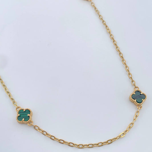 Cadena Aro Seguido Trebol 7.05gr / Oro Amarillo 18K &