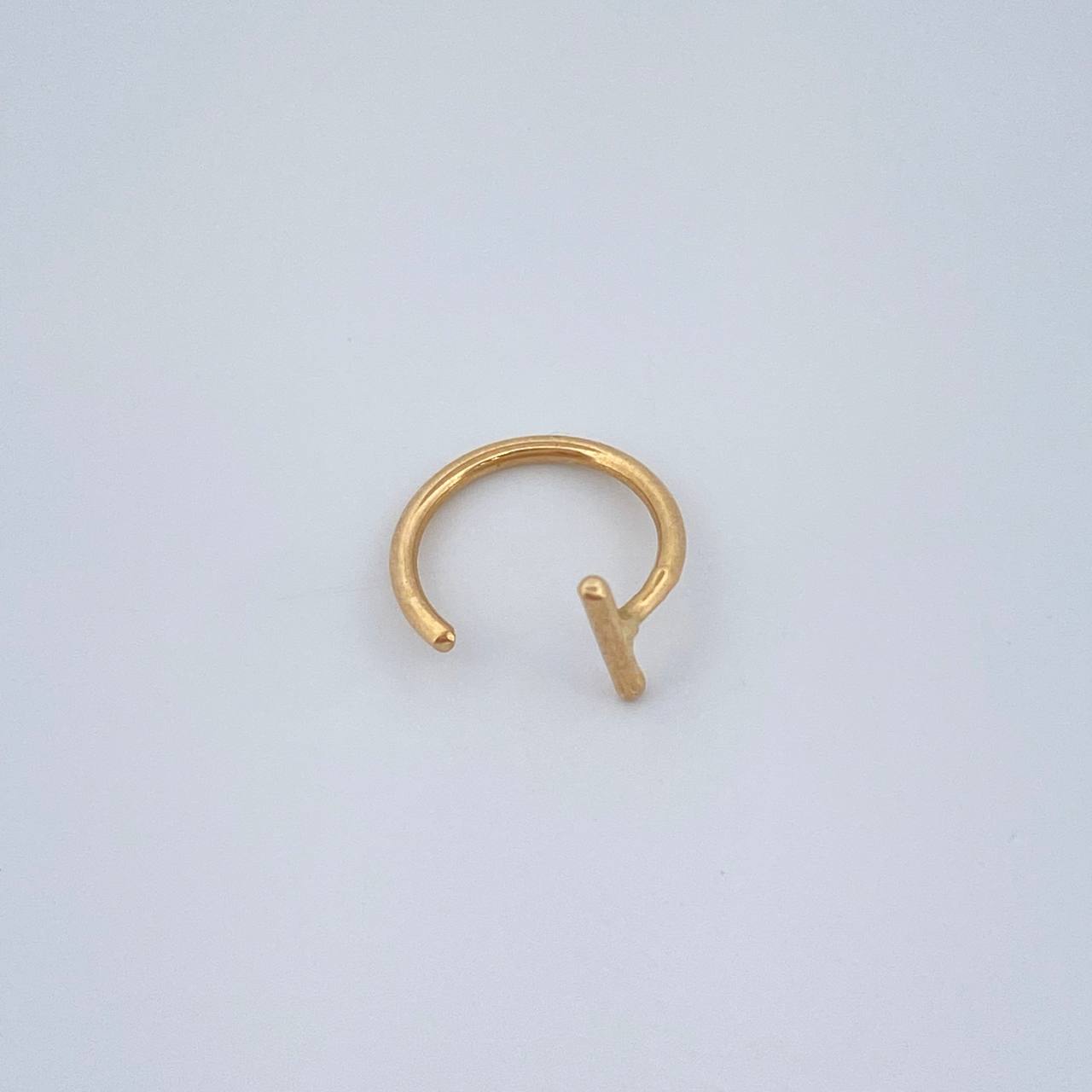 Piercing Earcuff Simulator 0.3gr / 0.5in / 18K Gold $