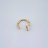 Piercing Earcuff Simulator 0.3gr / 0.5in / 18K Gold $