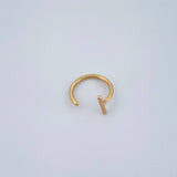 Piercing T-Bar Simulator 0.25gr / 0.5in / 18K Gold
