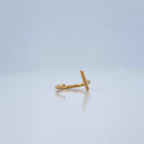 Piercing T-Bar Simulator 0.25gr / 0.5in / 18K Gold