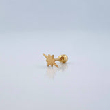 Cardinal Star Piercing 0.3gr / 0.5in / 18K Gold $