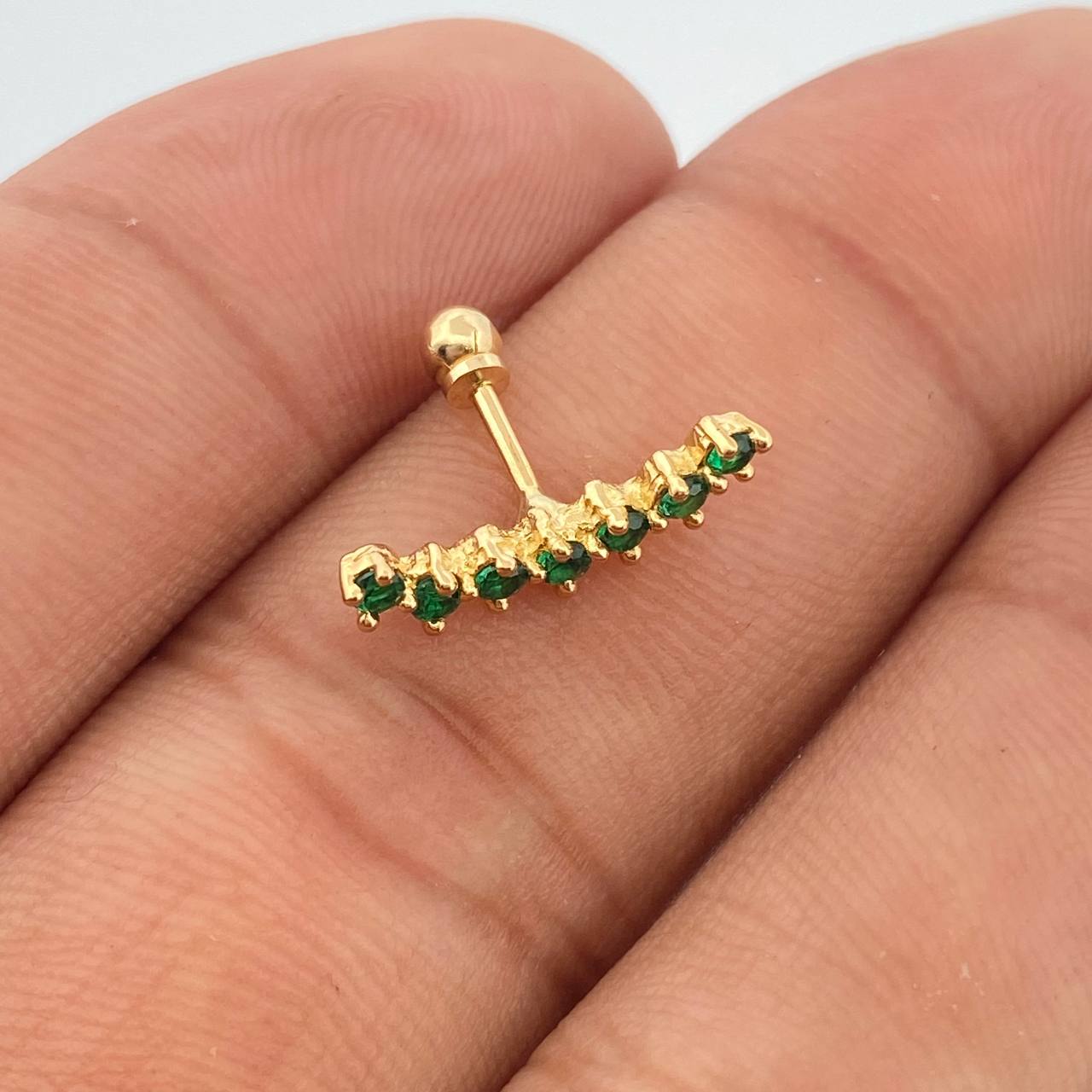 Piercing Arco 0.8gr / 1/2 in / Oro Amarillo 18K &