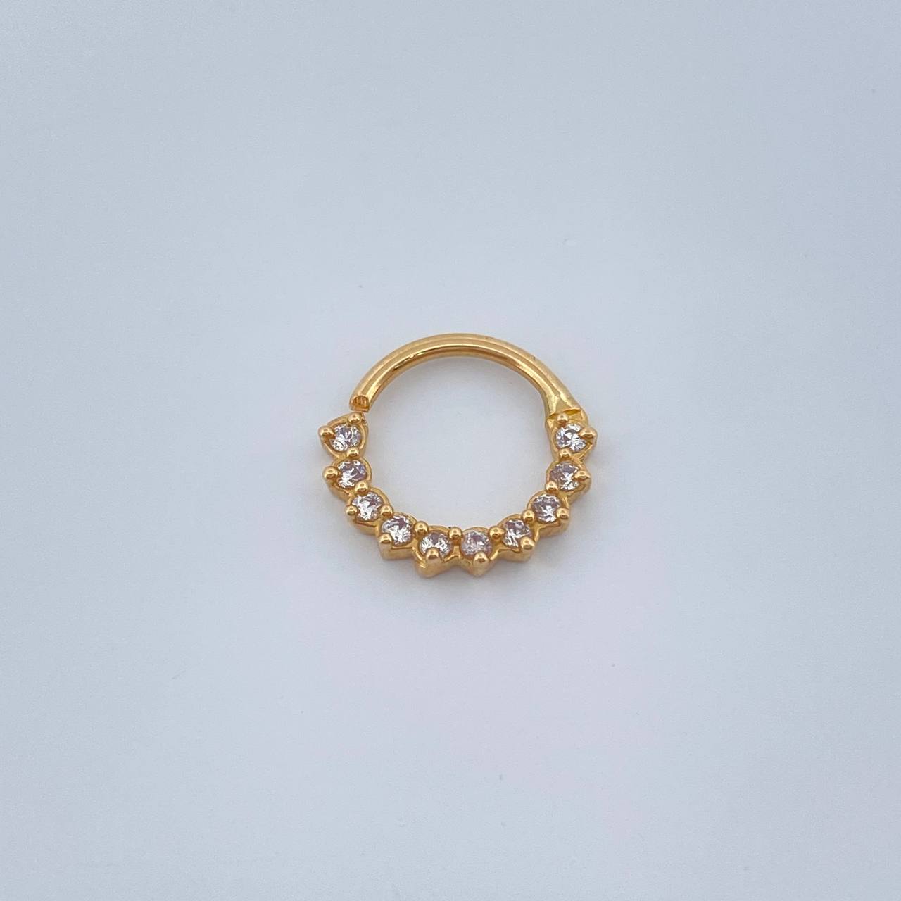Piercing Earcuff Tiara Maya 0.5gr / 1/2 in / Oro Amarillo 18K &