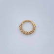 Piercing Earcuff Tiara Maya 0.5gr / 1/2 in / Oro Amarillo 18K &