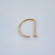 Flat Head Arch Piercing 0.35gr / 0.5in / 18K Gold