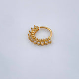 Piercing Earcuff Tiara Maya  0.85gr / 1/2 in / Oro Amarillo 18K $