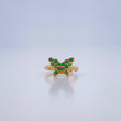 Piercing Earcuff Butterfly Simulator 0.6gr / 1/4 in / 18K Gold