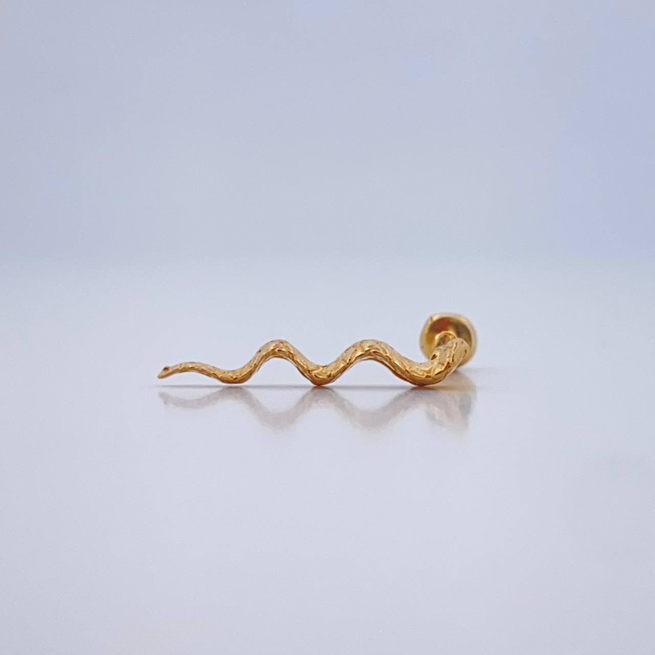 Wave Piercing 0.4gr / 0.5in / 18K Gold +0$