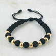 Black Beads Bracelet 1.2gr / 18K Gold