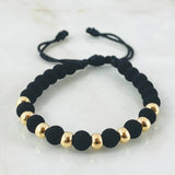 Black Beads Bracelet 1.2gr / 18K Gold