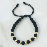 Black Beads Bracelet 1.2gr / 18K Gold