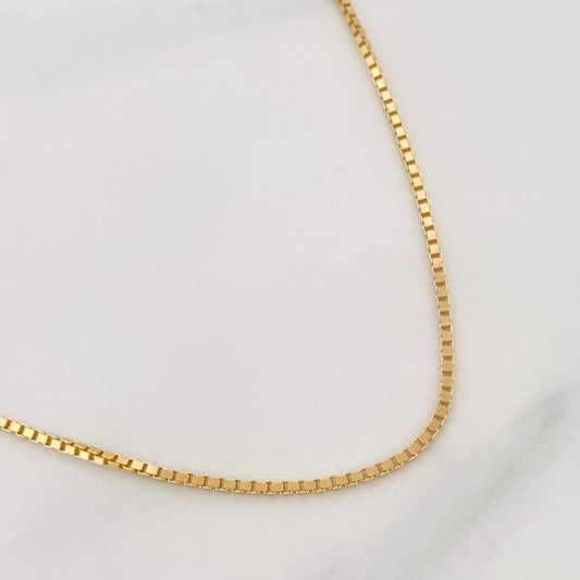 Cadena Veneciana 5.45g / 28 in / 0.85mm Oro Amarillo 18K