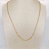 Venetian Chain 5.45g / 27 1/2 in / 0.85mm 18K Yellow Gold