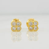 Topos Flor 1.1g / in / 5.2mm Oro Amarillo 18K