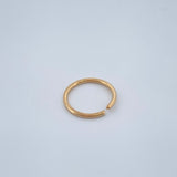Piercing Aro Liso 0.2gr / 1/2 in / Oro Amarillo 18K $