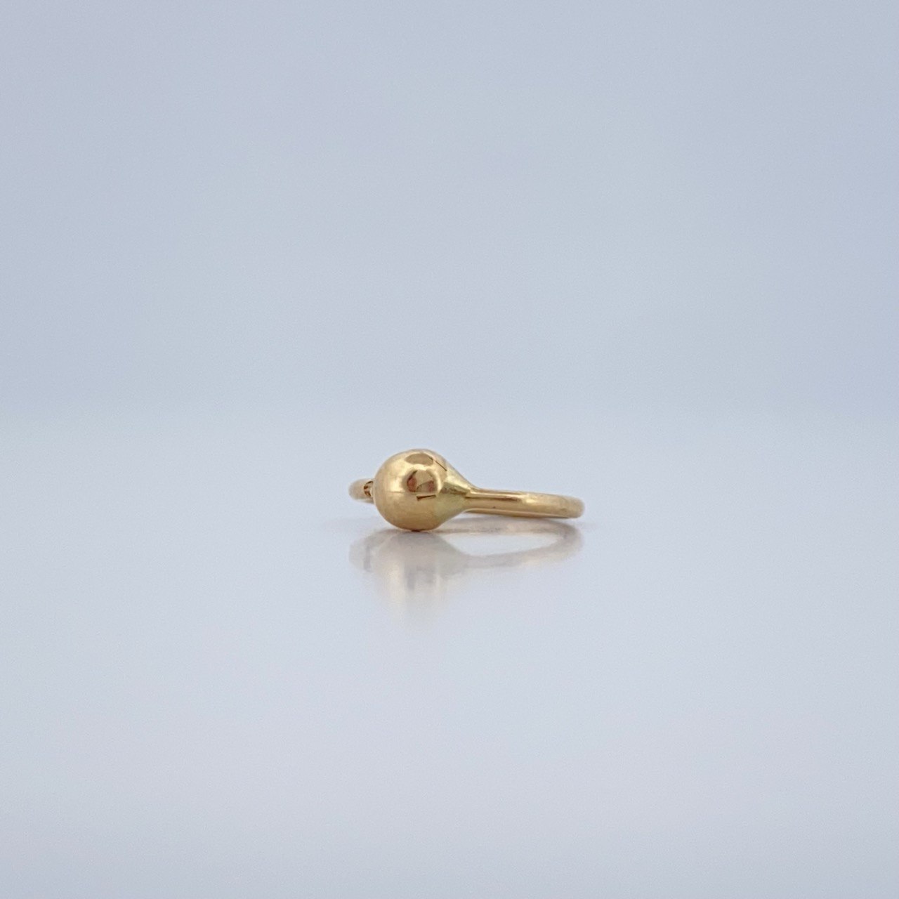 Piercing Aro Bola 0.25gr / 1/2 in / Oro Amarillo 18K $