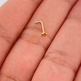 Piercing Chispa Estrella 0.1gr / 1/4 in / Oro Amarillo 18K $