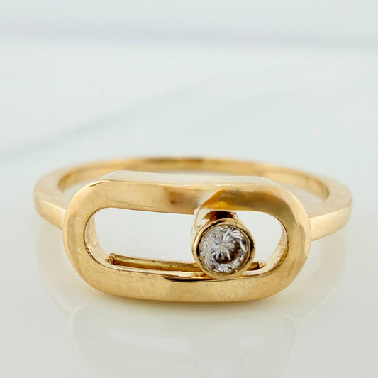 Anillo Msk 2.3gr / T7 1/4 / Oro Amarillo 18K &
