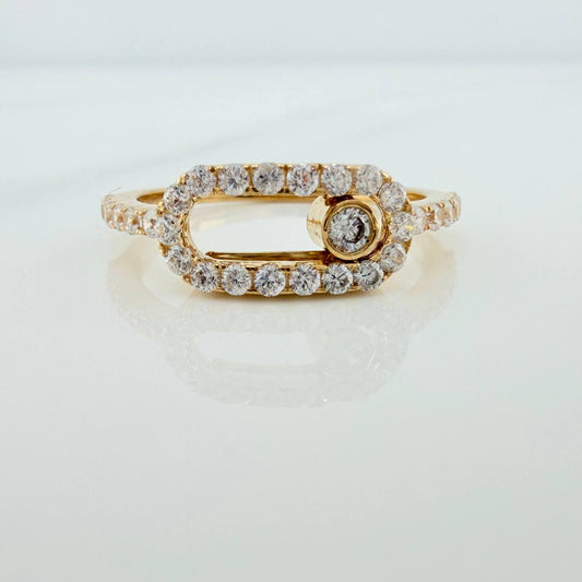 Anillo Msk 2.3gr / T6 1/2 / Oro Amarillo 18K &