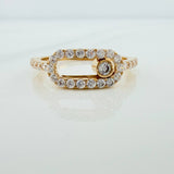 Anillo Msk 2.3gr / T6 1/2 / Oro Amarillo 18K &