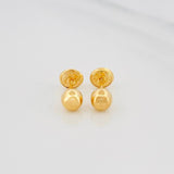 Topos Bolas 0.65g / in / 5mm Oro Amarillo 18K