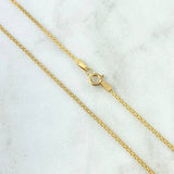 Cadena China 2.25 g / 45.5 cm / 1.5 mm Oro Amarillo 18K