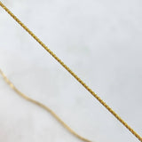 Cadena Franco 2gr / 45cm / 0.8mm Oro Amarillo +4 18K ©