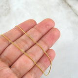 Cadena Franco 2gr / 45cm / 0.8mm Oro Amarillo +4 18K ©