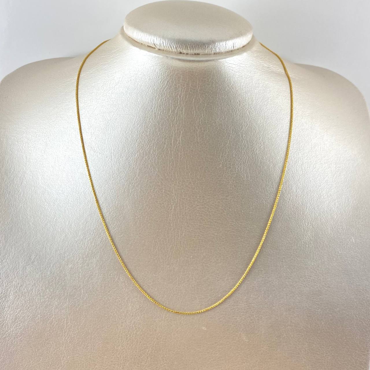 Cadena Franco 2gr / 45cm / 0.8mm Oro Amarillo +4 18K ©