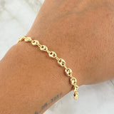 Pulso GC 4.15gr / 21cm / 4.2mm Diamantada Oro Amarillo 18K