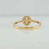 Halo Churumbela Ring 2.05gr / T7 / 18K Yellow Gold &